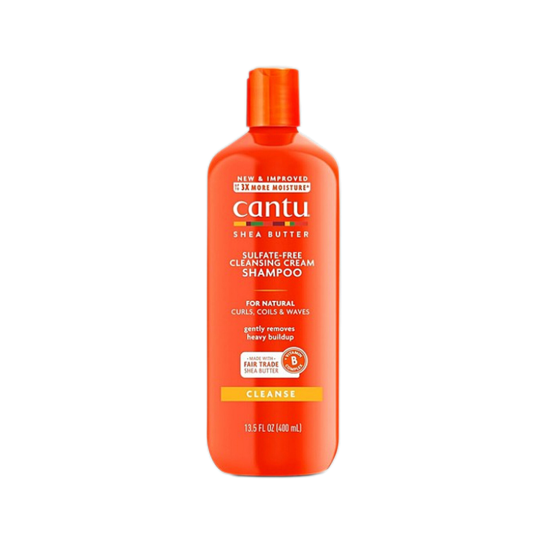 شامپو موی فر کرمی شی باتر کنتو Cantu موی فر بدون سولفات 400 میل